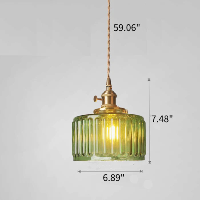 CrystalGlare Crystal Pendant Light - Vintage Glass
