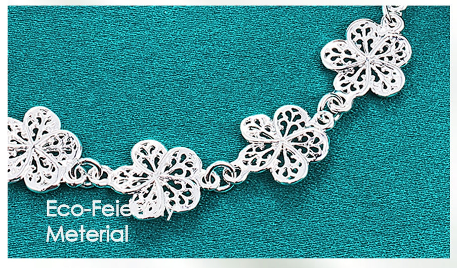 Silver Filigree - Link Bracelet for Women
