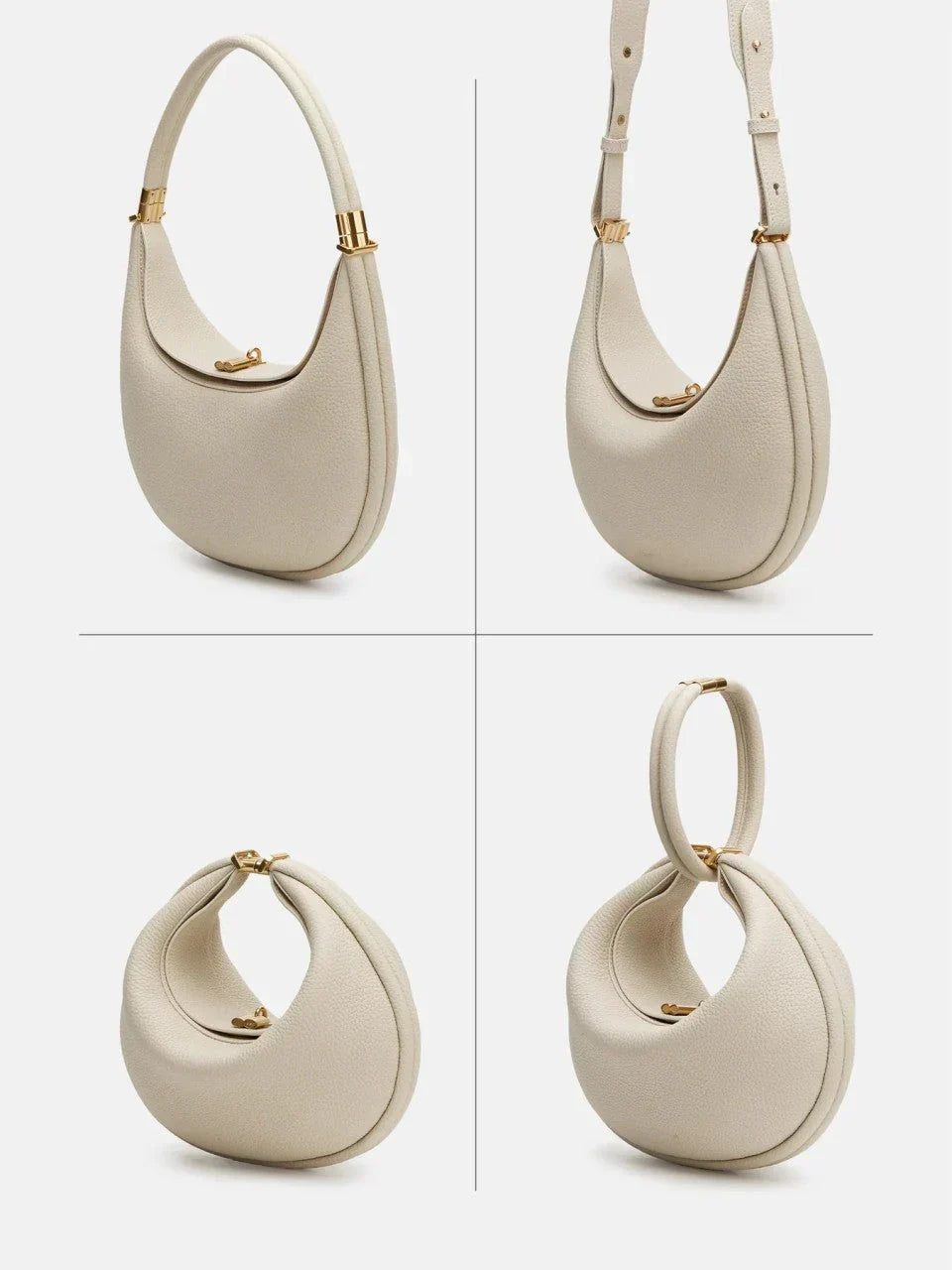 VersatileVogue Bag - Convertible 4-in-1 Vegan Leather Handbag