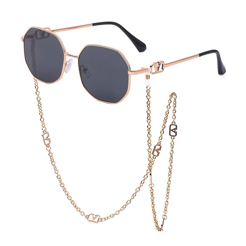 RubyShade - Bold Statement Sunglasses with Chain Cord