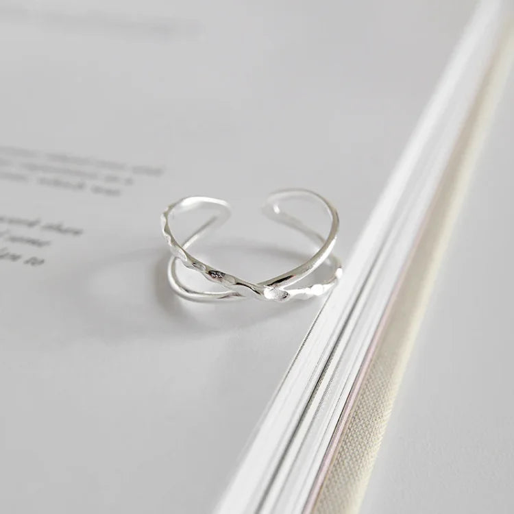 Lina - Adjustable Double Line Ring for Women