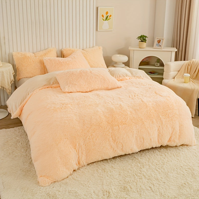 Ultra-Soft Plush Duvet Cover Set - Zipped