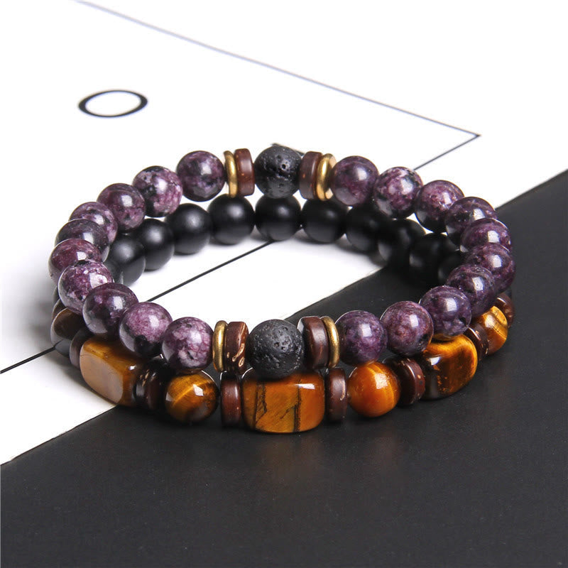 Naya - African Turquoise & Tiger Eye Bracelet for Women