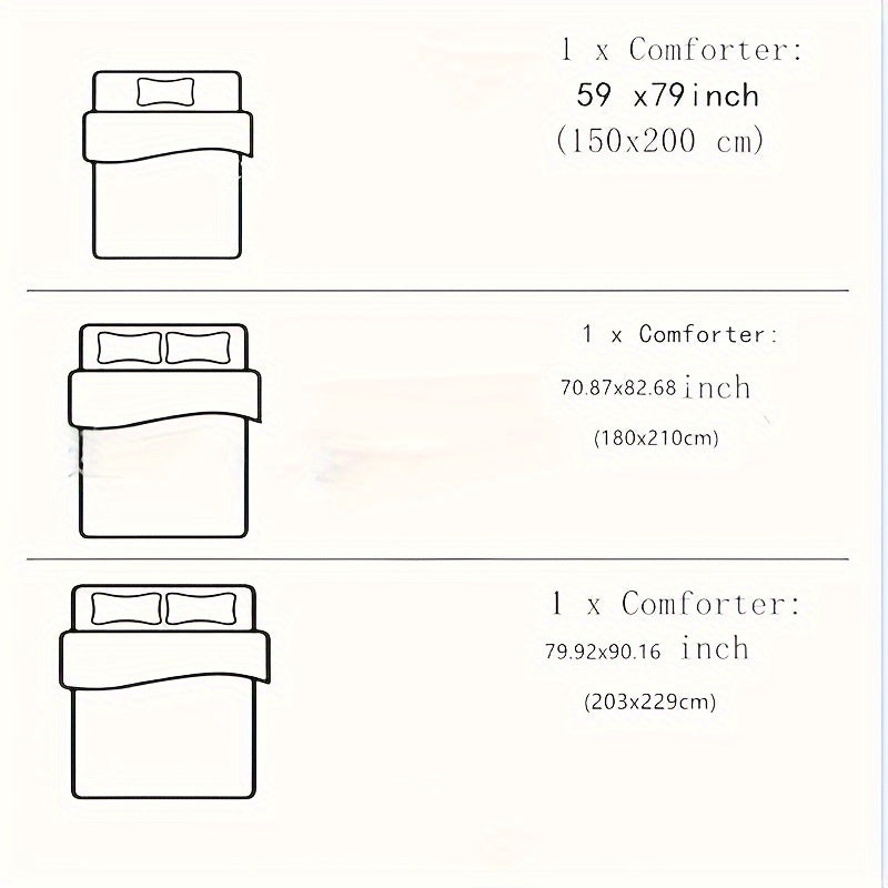 All-Season Geometric Duvet Insert - Comfort