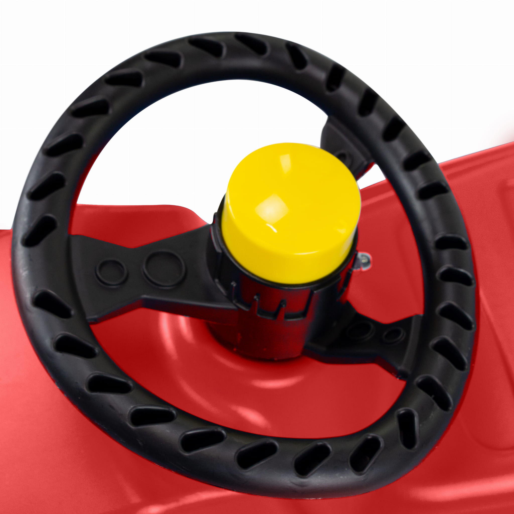 SnowGlide - Lightweight Red Kids Sledge with Steering