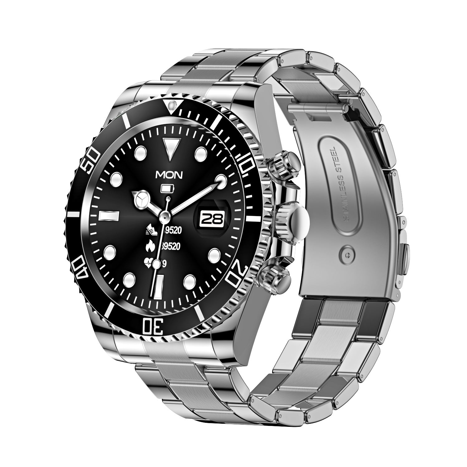 PowerTech Smartwatch – Stylish Health Monitor