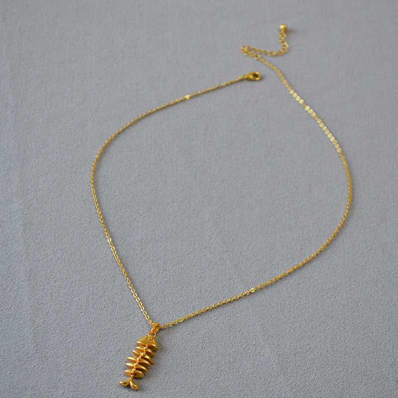 GoldenWeave - Herringbone Necklace