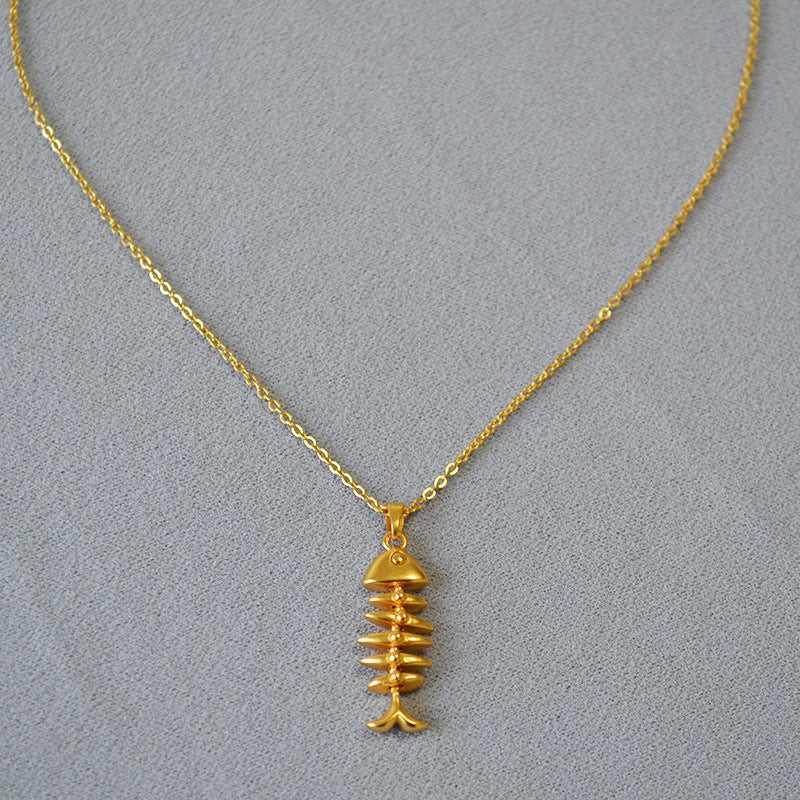 GoldenWeave - Herringbone Necklace