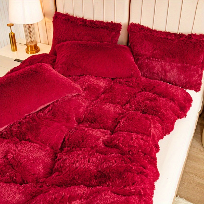 Ultra-Soft Plush Duvet Cover Set - Zipped