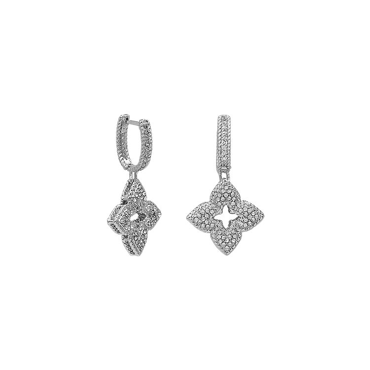 Florabelle - Sparkling Flower Earrings for Women