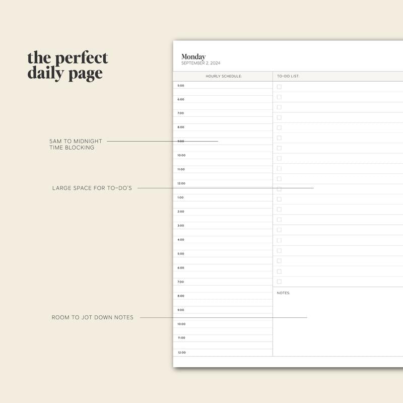 PlanEase 2024-25 Yearly Planner