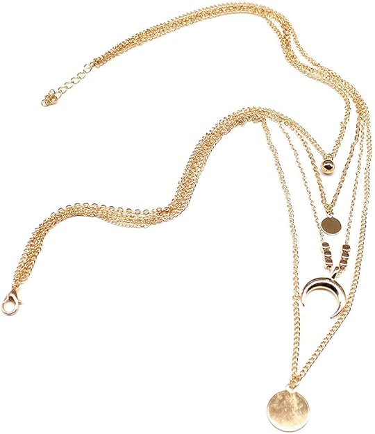 Selania - Half-Moon Layered Necklace