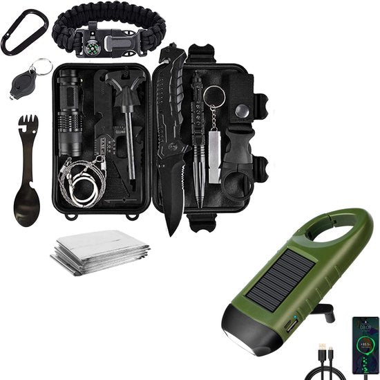 SurvivorX 15-in-1 Survival Kit