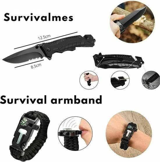 SurvivorX 15-in-1 Survival Kit