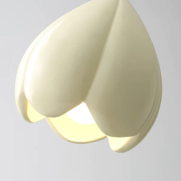FlowerGlow Pendant - Cream Cottage Ceiling Lamp