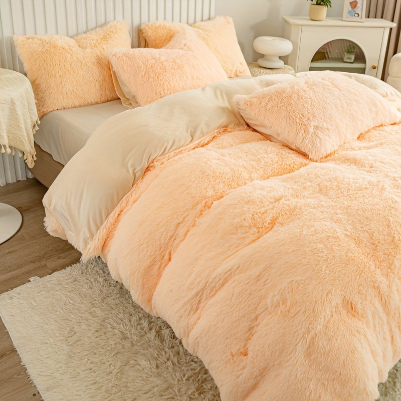 Ultra-Soft Plush Duvet Cover Set - Zipped
