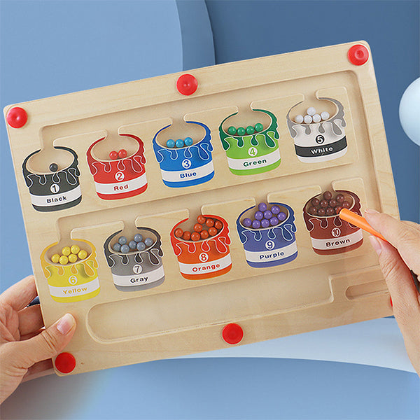 ColorMaze - Magnetic Color and Number Maze for Kids