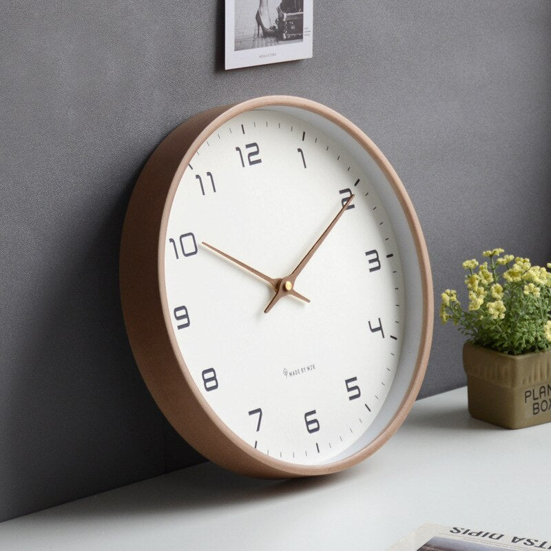Scandinavian Wooden Wall Clock - Timeless Design