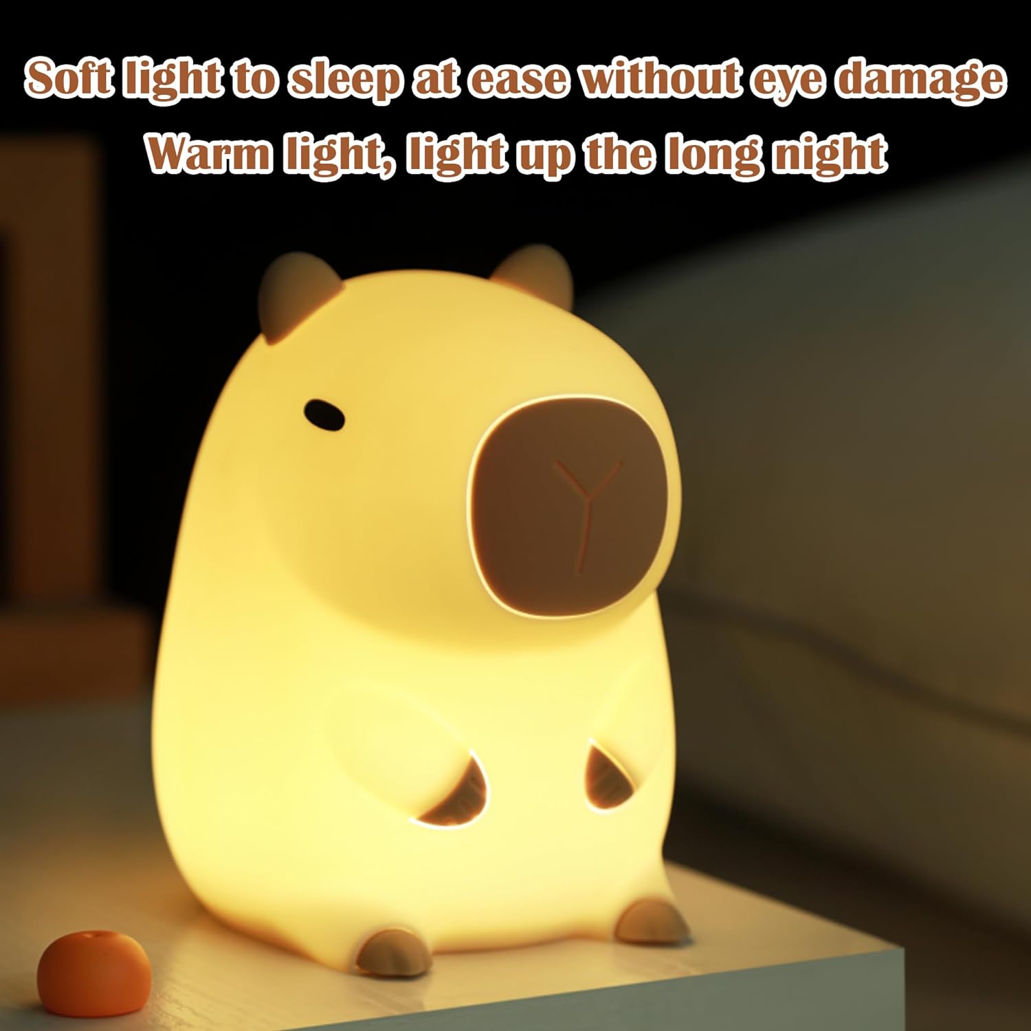 CapySnuggle LED Night Lamp - Capybara Glow