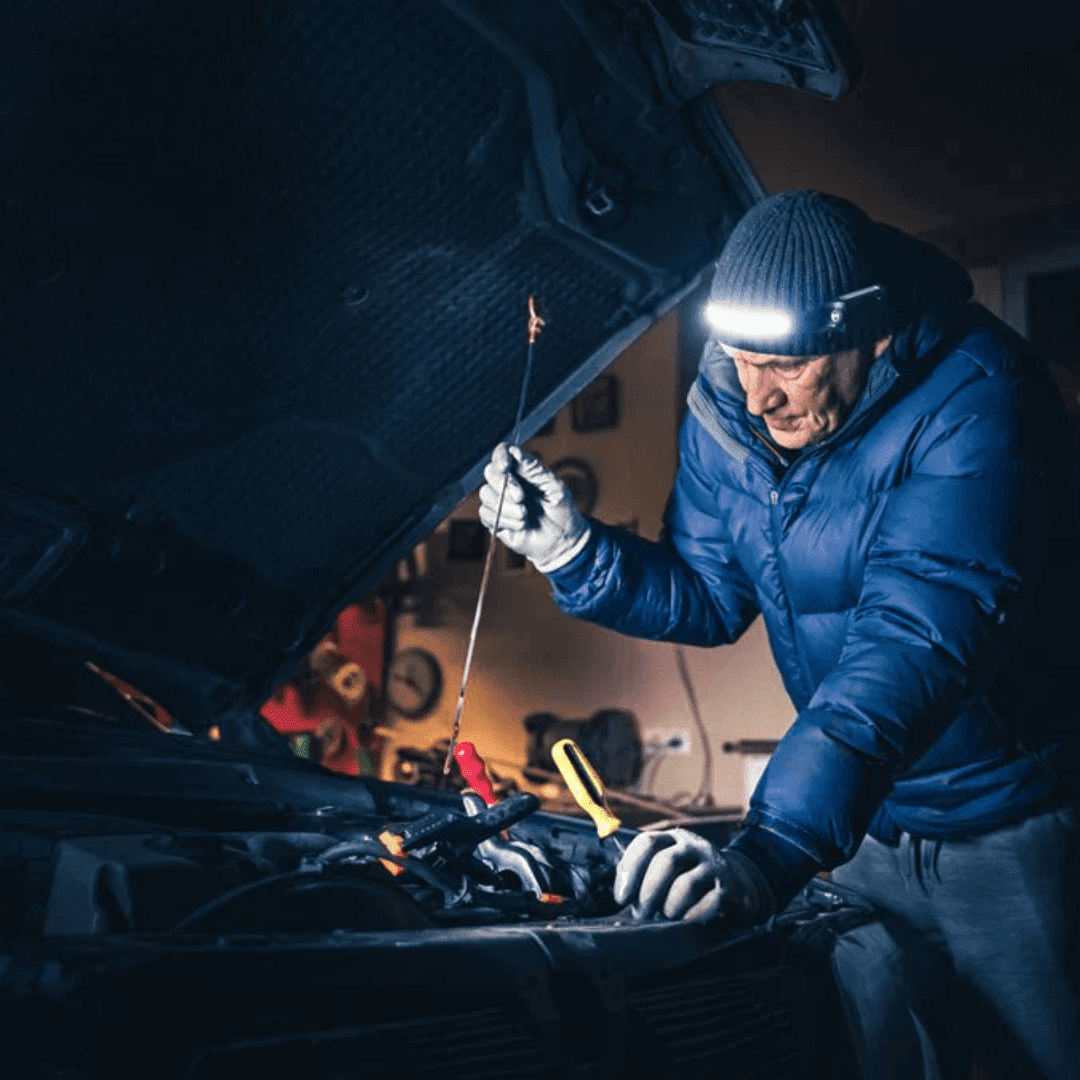 GlowSense - Motion Sensor LED Headlamp (1+1 Free)