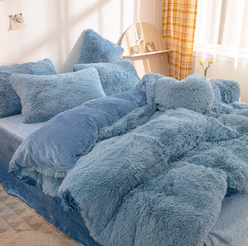 FluffCandy Duvet Set - Long-Hair Winter Warmth