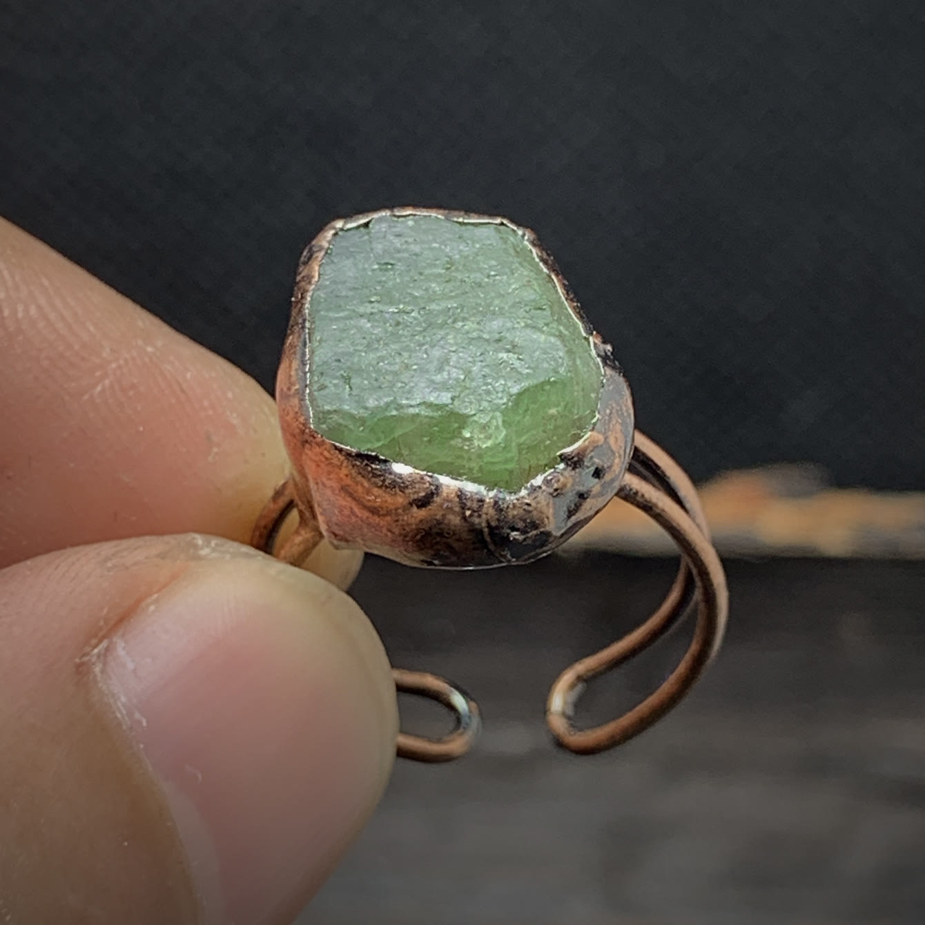 Selina - Natural Raw Birthstone Ring for Women