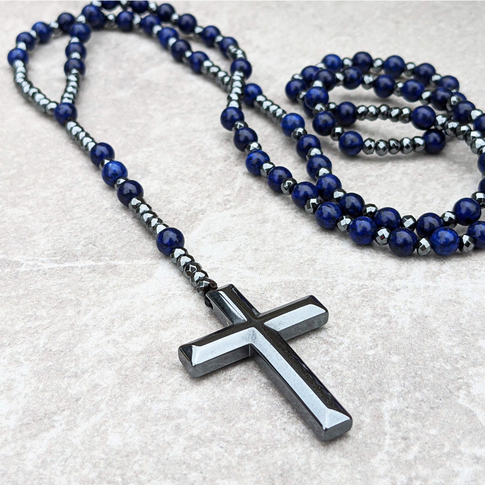 Orion - Tiger Eye Rosary Necklace