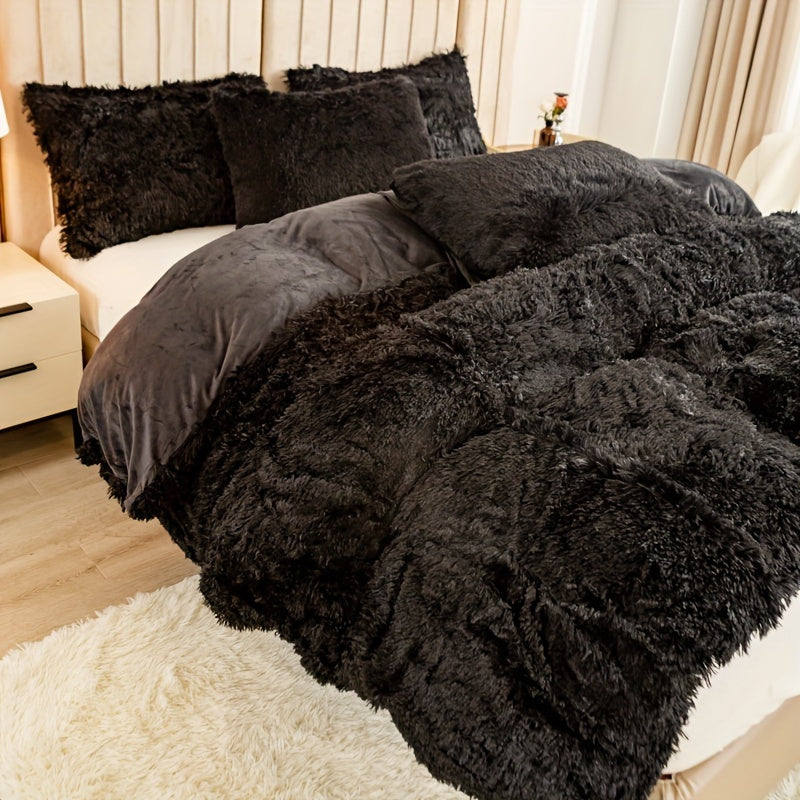 Ultra-Soft Plush Duvet Cover Set - Zipped