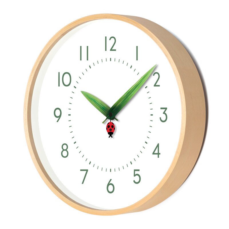 Perch Wall Clock - Bird & Flowers Nature Clock
