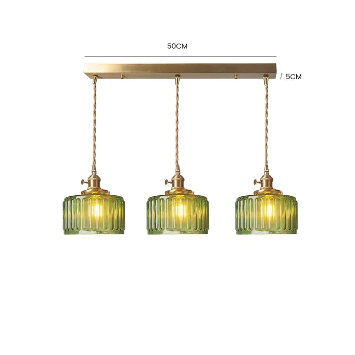 CrystalGlare Crystal Pendant Light - Vintage Glass