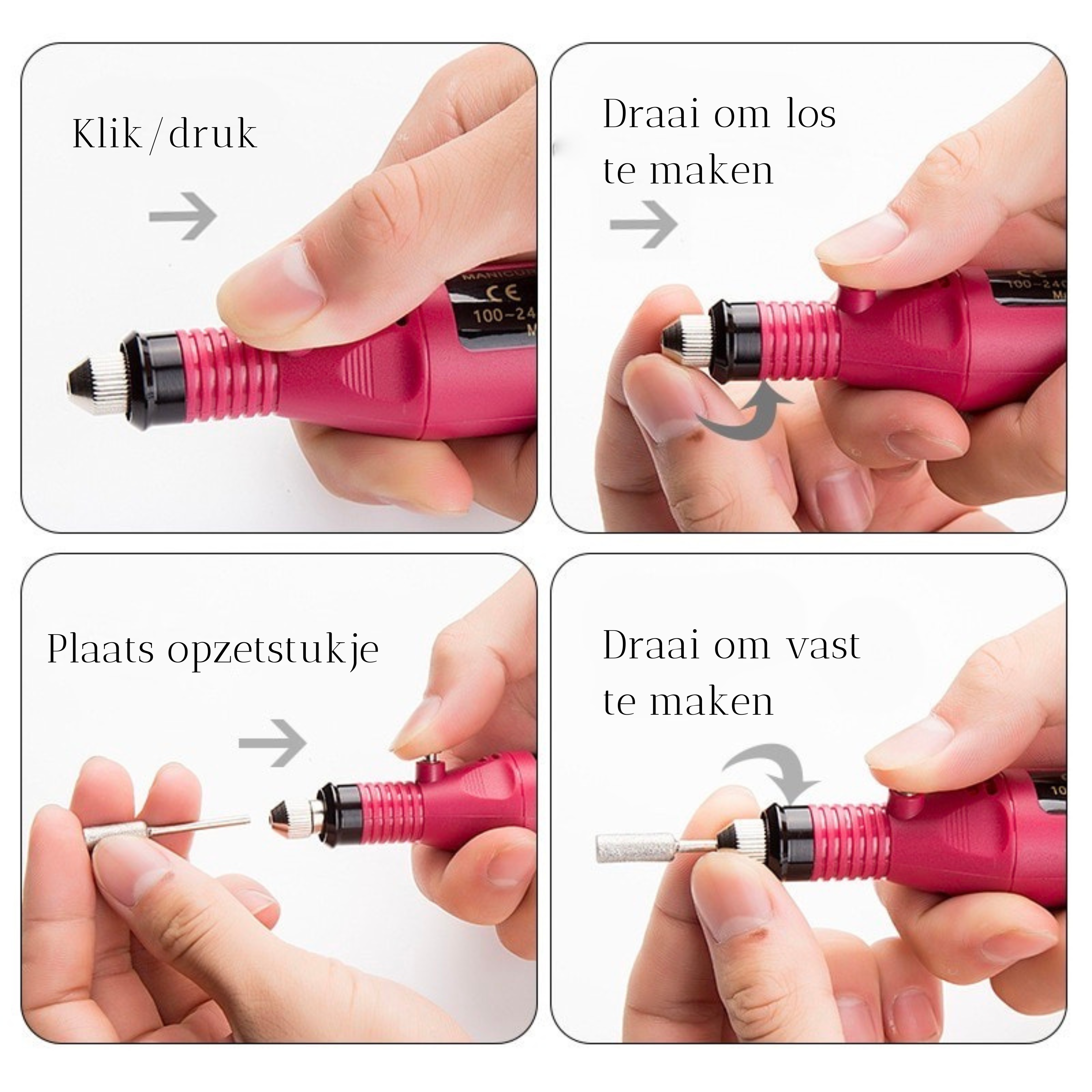 NailPerfect 6-in-1 Electric Nail File