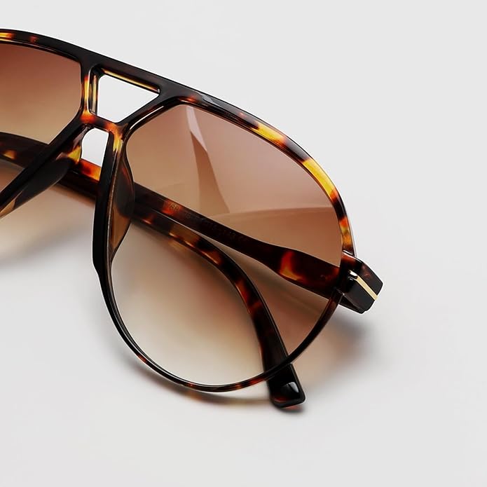 AmaraVision - Retro Oversized Aviator Sunglasses