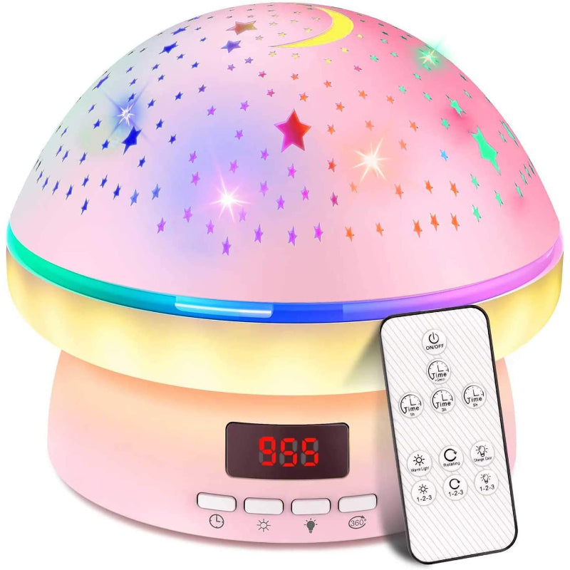 StarGlow Nightlight - Star Projector Night Light with Timer