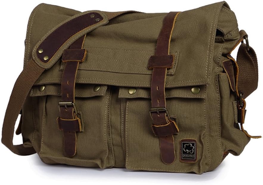 RetroCarry Bag – Vintage Canvas Laptop Bag