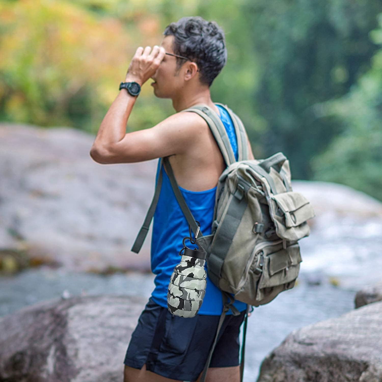 FlexiBottle - Foldable Silicone Travel Cup 575ml