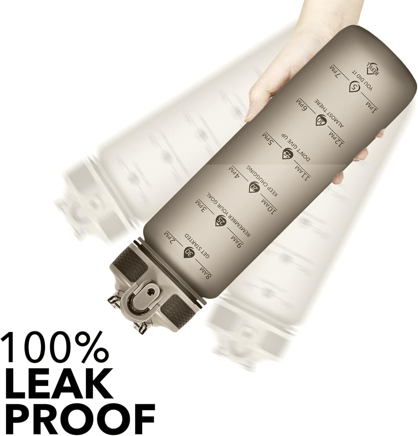 HydraBoost - Motivational Water Bottle (900ml)
