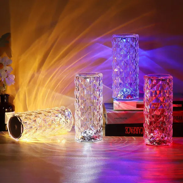 Crystal Light - Wireless Rechargeable Table Lamp