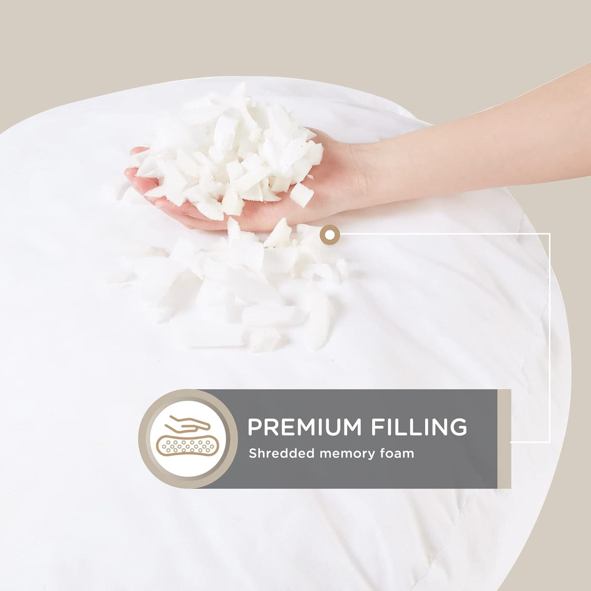 ZenCircle - Large Round Memory Foam Meditation Cushion