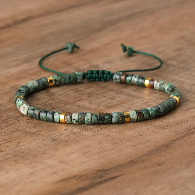 Seraphina - Braided Natural Stone Bead Bracelet for Women