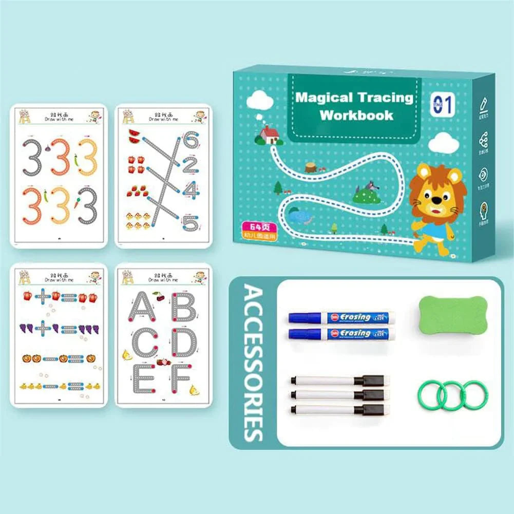 Magicbook - Reusable Kids Writing Practice Book