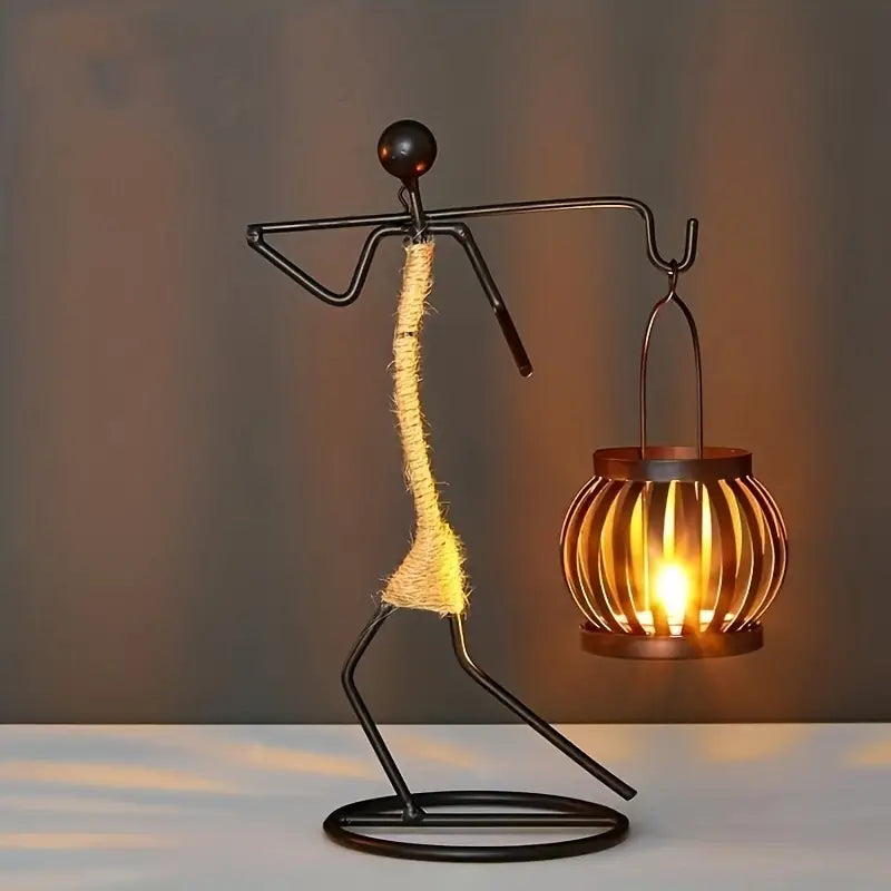 VintageMan - Retro Elegant Candle Holder
