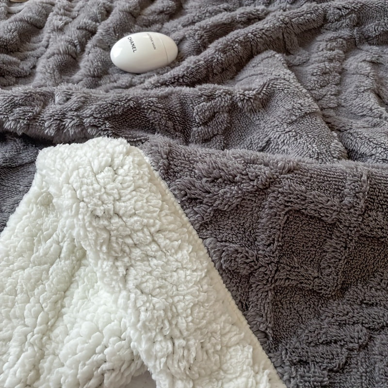 Reversible Fleece Blanket - Cozy Warm Comfort