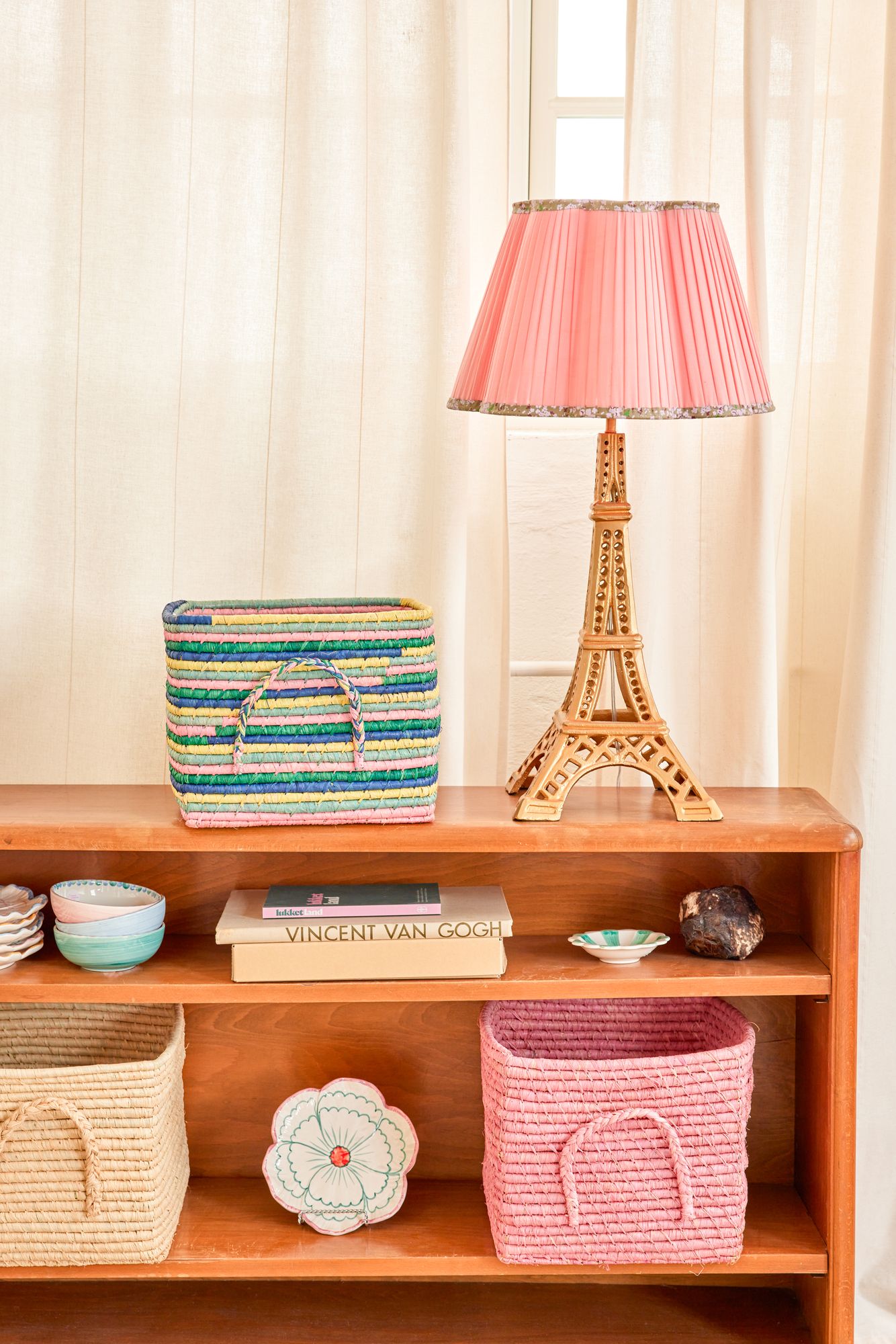 Handwoven Raffia - Storage Basket