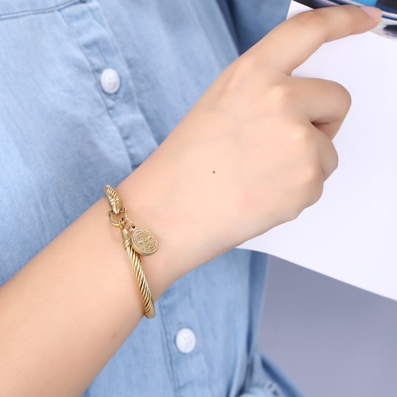 Benedetta - St. Benedict Charm Bracelet