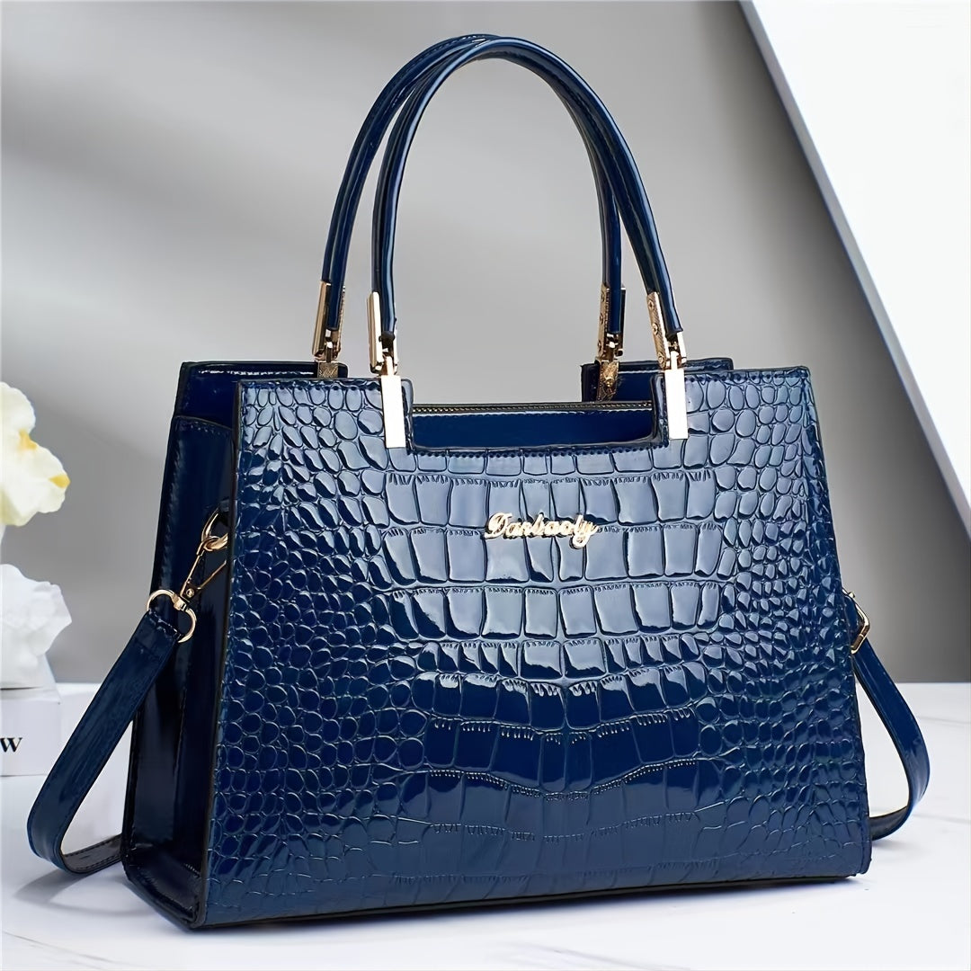 EliteGlam Bag - Elegant Faux Leather Handbag
