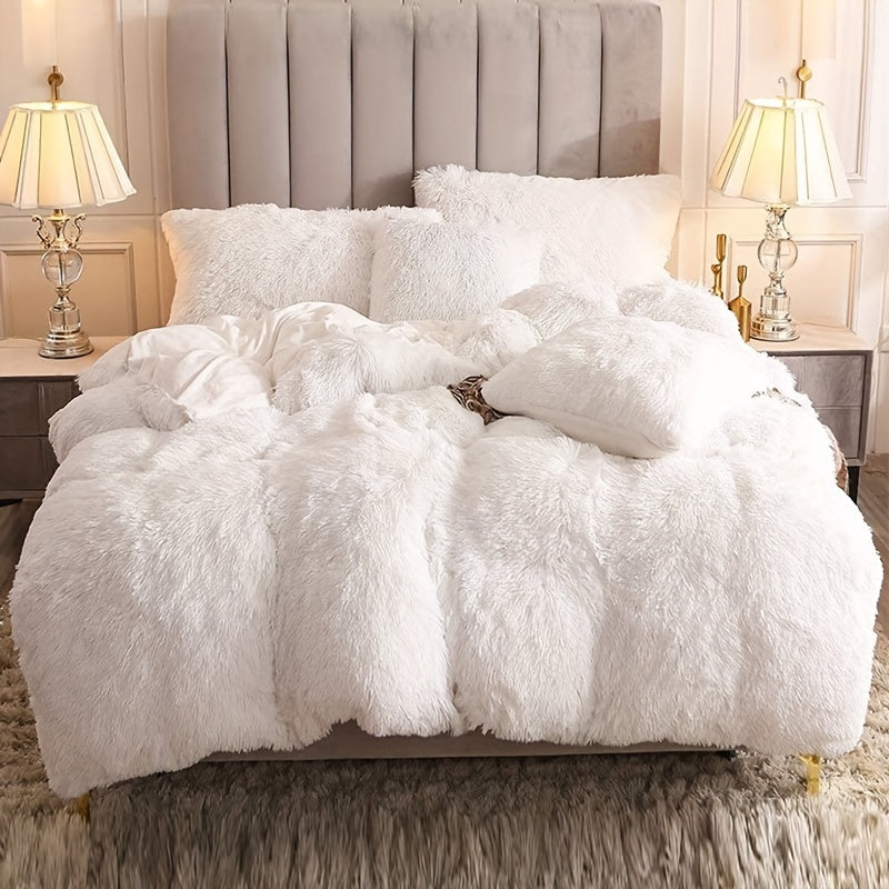 Ultra-Soft Plush Duvet Cover Set - Zipped