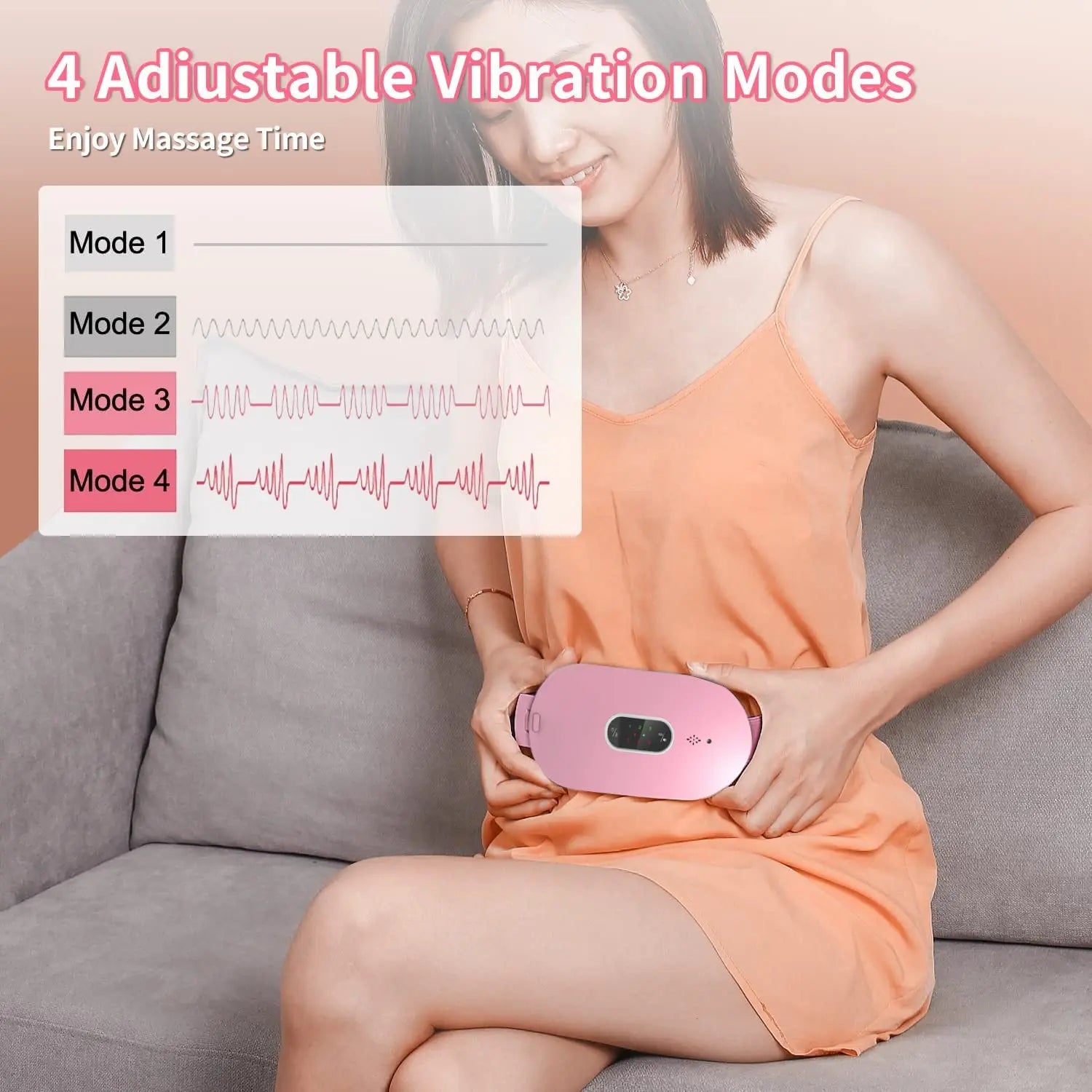 RelaxEase Portable Heated Massage Belt