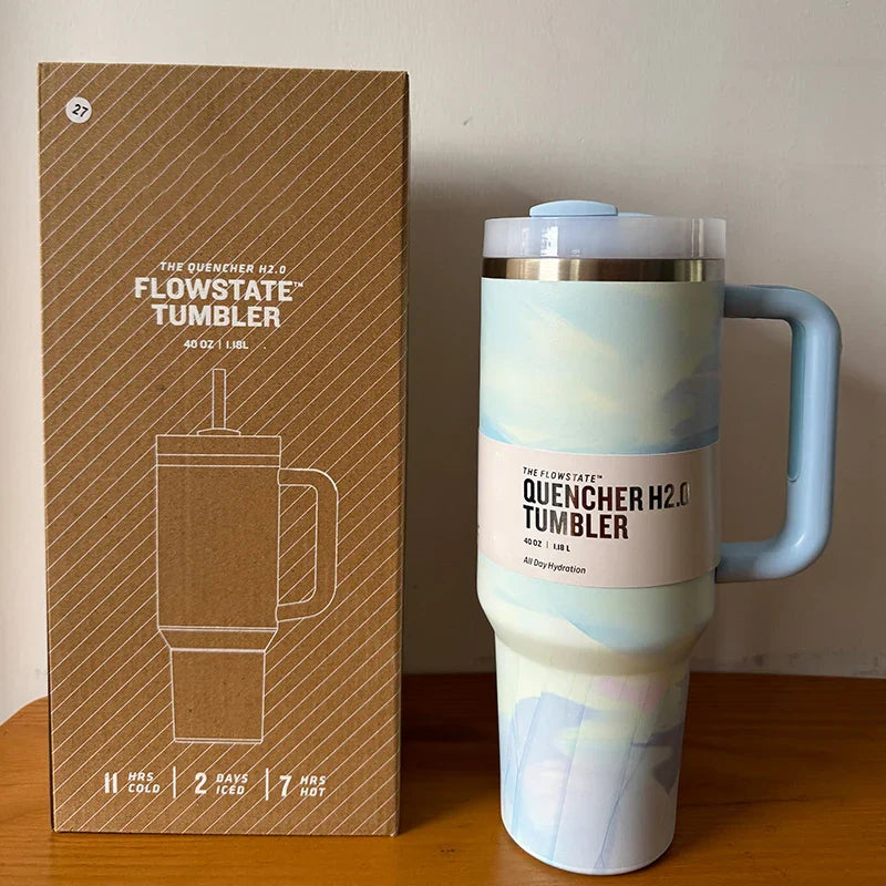 HydratePro Tumbler - 1180ml Insulated FlowState Bottle
