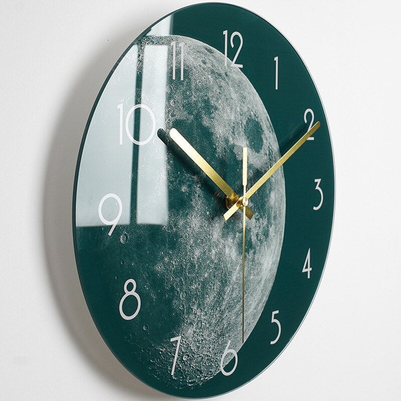 GlassArt Wall Clock - Artistic Design Timepiece