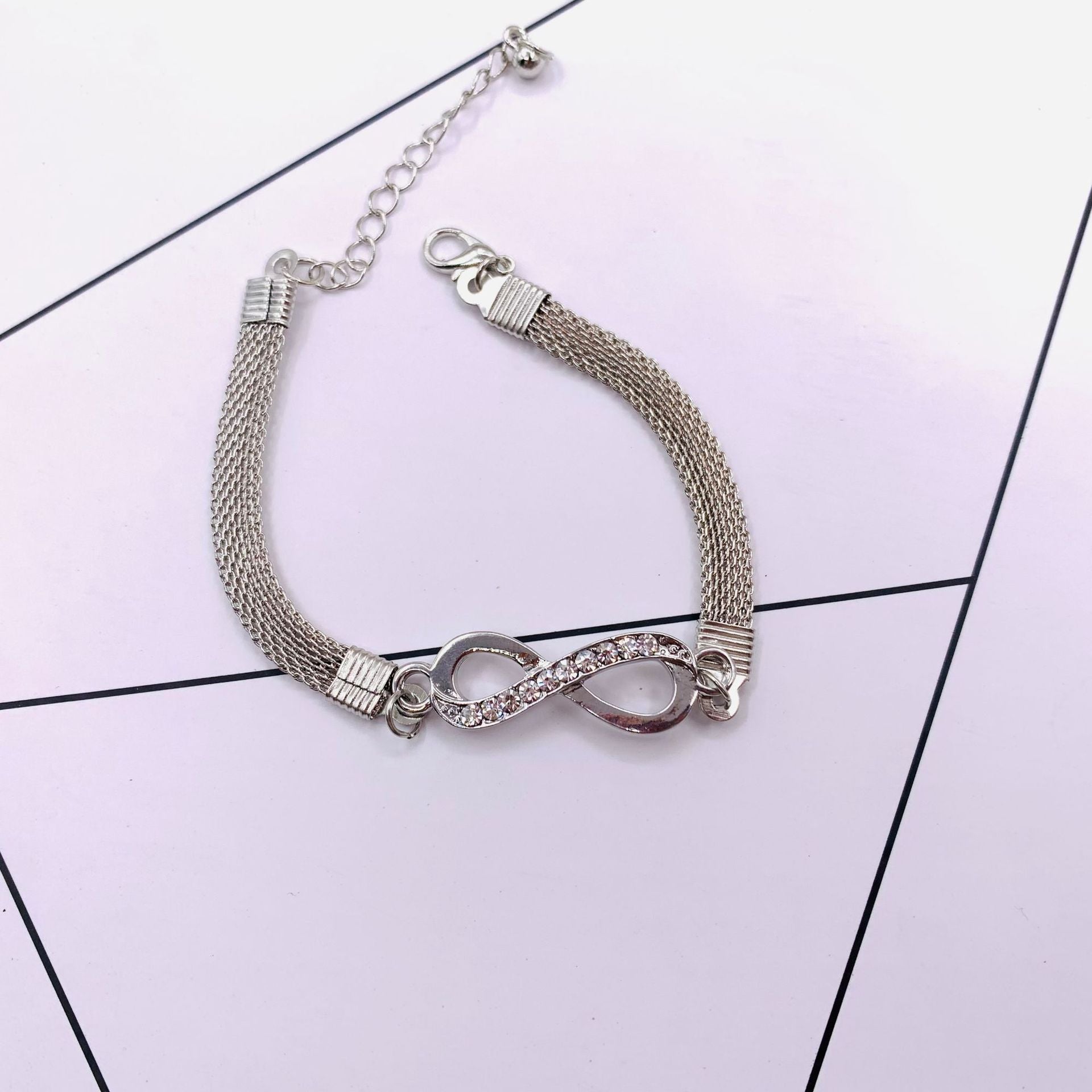 Infinity - Timeless Silver Charm Bracelet for Women